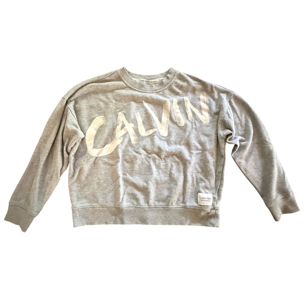 Calvin Klein Performance Gray Crewneck Sweatshirt PFJOHC0075 PFCT3558‎ PLG
